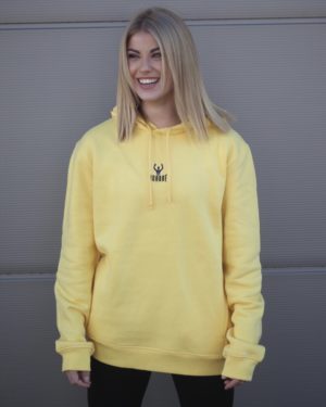 Gelber Hoodie für Damen Gelber Hoodie für Damen
